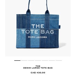 Marc Jacobs Large Denim Tote